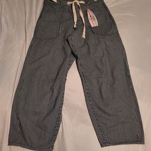 Striped Wide Leg Pants